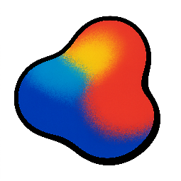 blurred-blob stylized as comic