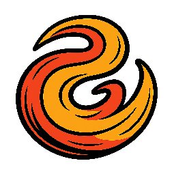 fluid-swirl stylized as comic