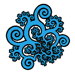 fractal-pattern stylized as comic