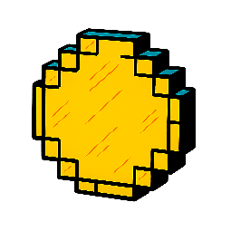 pixelated-shape stylized as comic