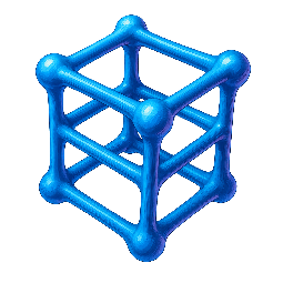 3d-lattice stylized as digital