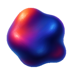blurred-blob stylized as digital
