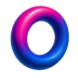 gradient-ring stylized as digital