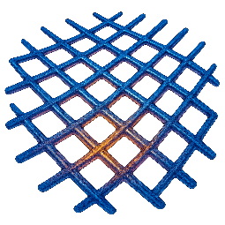 overlay-mesh stylized as digital