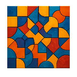 tesselated-pattern stylized as digital