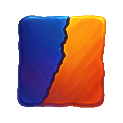 torn-gradient stylized as digital