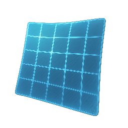 transparent-grid stylized as digital