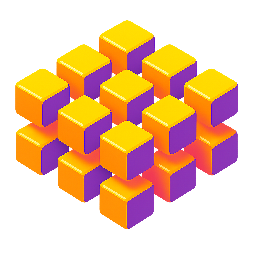 cuboid-pattern stylized as shiny