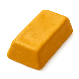 gold-bar stylized as claymation