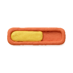 progress-bar stylized as claymation