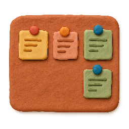task-board stylized as claymation
