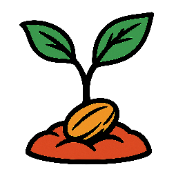 growth-plant stylized as comic