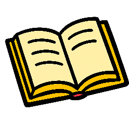 open-book-knowledge stylized as comic