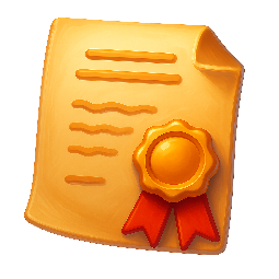 certificate stylized as digital