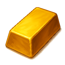 gold-bar stylized as digital