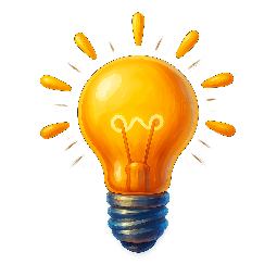 idea-lightbulb stylized as digital