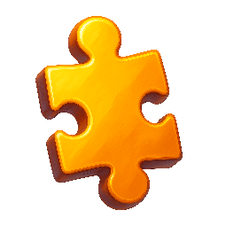 puzzle-piece stylized as digital