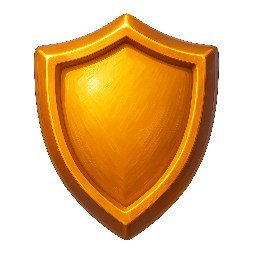 shield-icon-simple stylized as digital