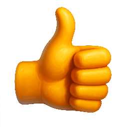 thumbs-up-icon stylized as digital