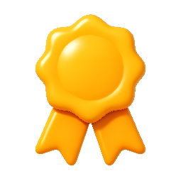 award-ribbon-simple stylized as shiny
