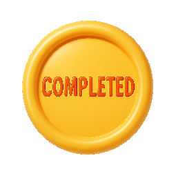 completed-stamp stylized as shiny