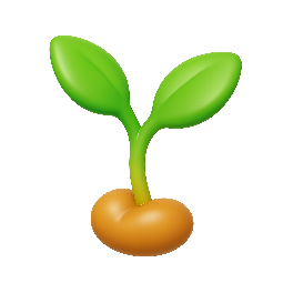 growth-plant stylized as shiny