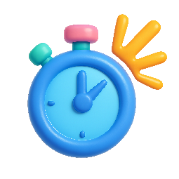 stopwatch-with-spark stylized as shiny