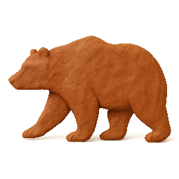 bear-generic stylized as claymation