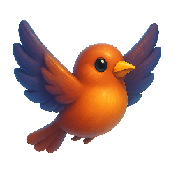 bird-generic stylized as digital