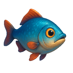 fish stylized as digital
