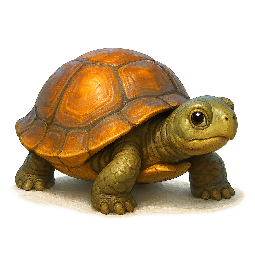 turtle stylized as digital