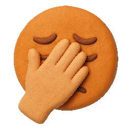 facepalm stylized as claymation