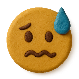 nervous-sweat stylized as claymation