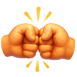 fist-bump stylized as digital