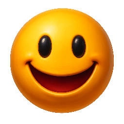 smiley-face stylized as digital