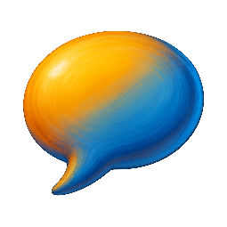 speech-bubble stylized as digital