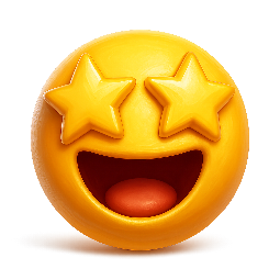 star-eyes stylized as digital