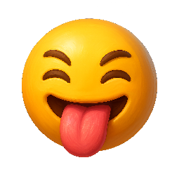 tongue-out stylized as digital
