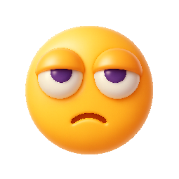 eye-roll stylized as shiny