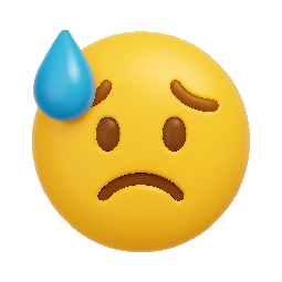 nervous-sweat stylized as shiny