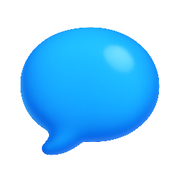 speech-bubble stylized as shiny