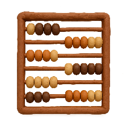 abacus stylized as claymation