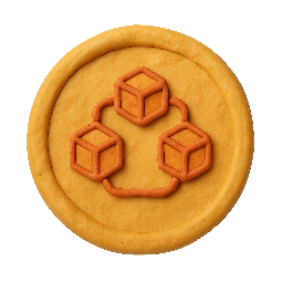 crypto-coin stylized as claymation