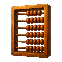 abacus stylized as digital