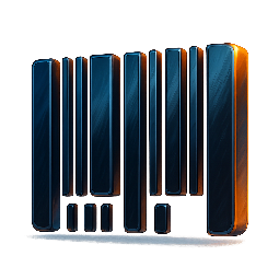 barcode stylized as digital
