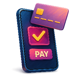 online-payment-icon stylized as digital