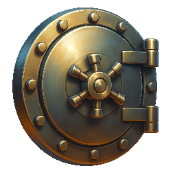 safe-vault stylized as digital