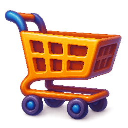 shopping-cart stylized as digital