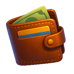 wallet stylized as digital