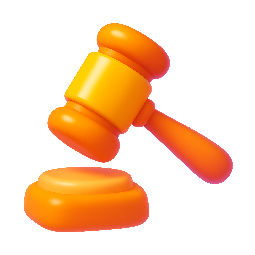 auction-hammer stylized as shiny